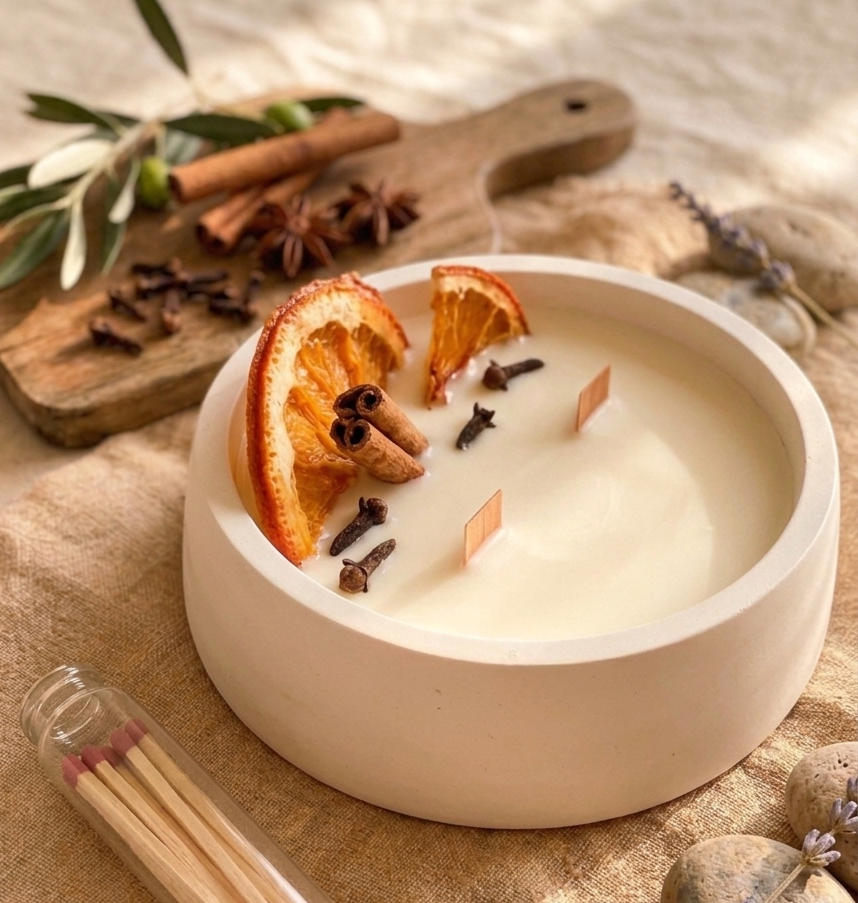 VELAS DE SOJA AROMÁTICAS