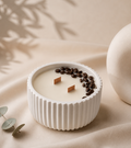 Vela de café y vainilla